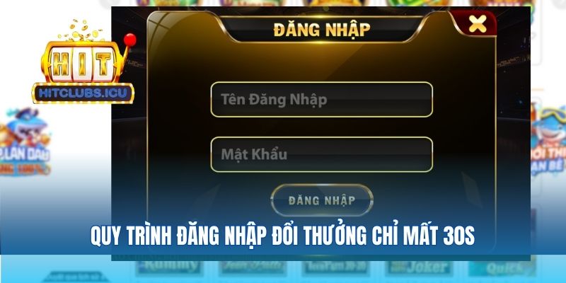 Quy trình đăng nhập đổi thưởng chỉ mất 30s