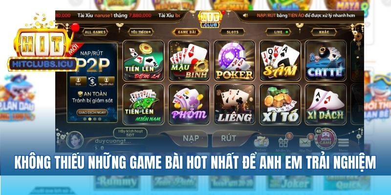 App game bài nhiều thể loại game cực kỳ hấp dẫn người chơi