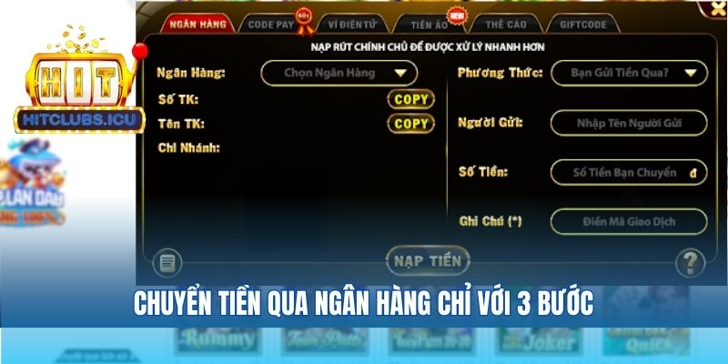 Chuyển tiền qua ngân hàng chỉ với 3 bước